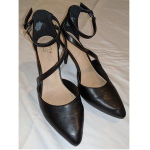 Apt. 9 Black Leather Heels